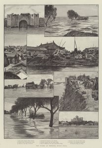 Las inundaciones en Tientsin, norte de China